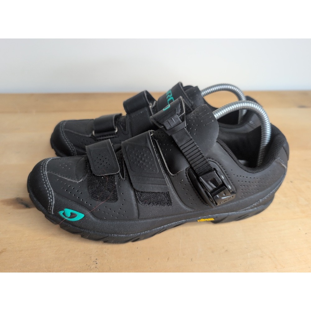 Giro Terraduro Mid Women Mountain Cycling Shoes Black/ Teal EU 42 US 10